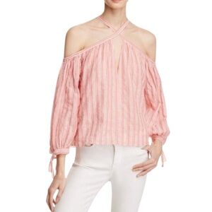 REBECCA TAYLOR Space-Dyed Off-Shoulder Top
